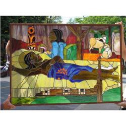 Gauguin Stained Glass Nativity huge #1775074