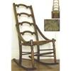 Image 1 : Arts/Crafts Ladder Back Rocking Chair #1775365