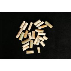 Jade Cylindrical Beads 25pcs #1775404