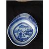 Image 1 : 19th. century blue on white shell-shaped #1775708