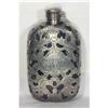 Image 1 : Antique Sterling Silver Overlay Flask  #1775791