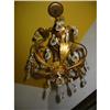 Image 1 : Crystal wrought iron vintage  CHANDELIER! #1775834