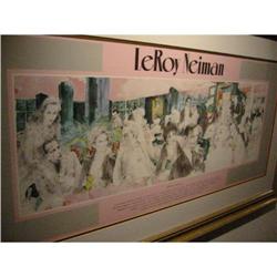 Leroy Neiman " Polo lounge" signed, Lithograph!#1775844