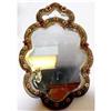 Image 1 : 1890s Dresden mirror with 3 dimensional Floral #1775866
