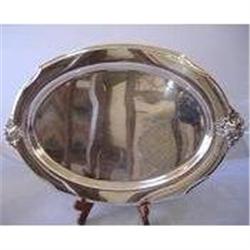 SILVER PLATE SERVING TRAY #1775907