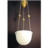 Image 1 : Opaline glass chandelier #1775978