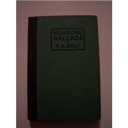 McAroni Ballads by T.A. Daly - SIGNED #1782550