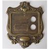 Image 1 : Art Nouveau Double Ringer Button Bronze Cover #1782552