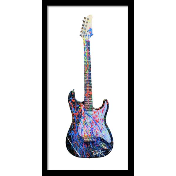 E.M. Zax- One-of-a-Kind hand painted Guitar "Guitar"