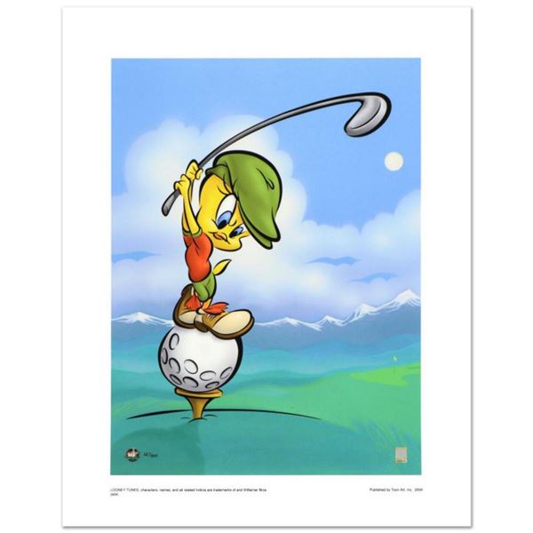 "Tee-Off Tweety" Limited Edition Giclee from Warner Bros., Numbered with Hologram Seal and Certifica