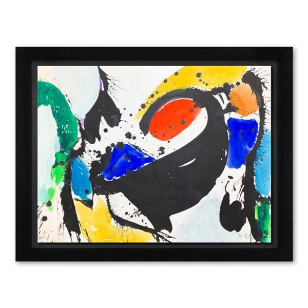 Jenik Cook, Framed Original Acrylic Painting, Hand Signed, Letter of Authenticity.