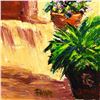 Image 2 : Elliot Fallas, "From the Garden" Original Oil Painting on Canvas, Hand Signed with Letter of Authent