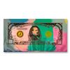 Image 1 : Steve Kaufman (1960-2010) "1000 Dollar Bill" Hand Signed and Numbered Limited Edition Hand Pulled si