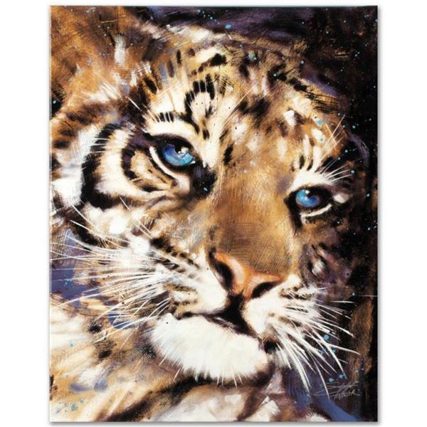 "Cub" Limited Edition Giclee on Canvas by Stephen Fishwick, Numbered and Signed. This piece comes Ga