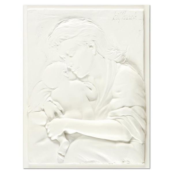 Bill Mack, "Caring" Limited Edition Monotype Relief Sculpture from an AP Edition, Cast Signed with L