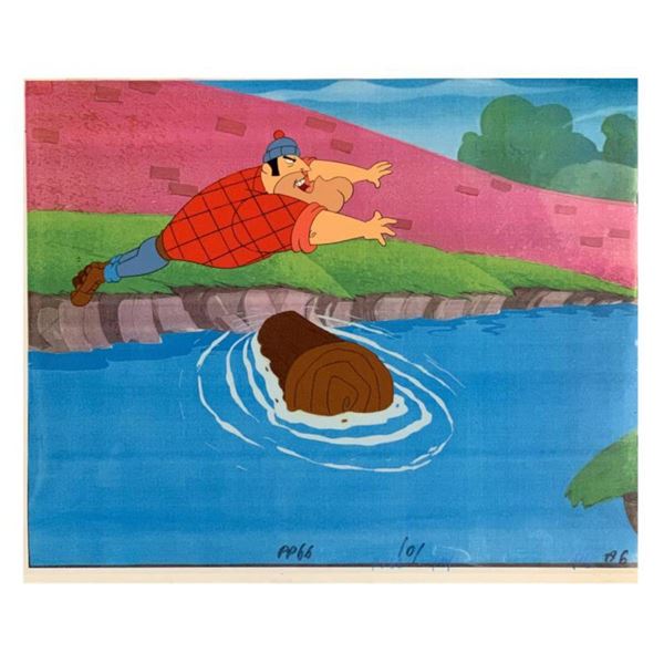 Original Production Cel from the Animated Classic, "The Pink Panther", with Letter of Authenticity.