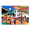 Image 1 : Paul Blaine Henrie (1932-1999), "Afternoon on Olivera St" Hand Signed Original Painting on Canvas (3