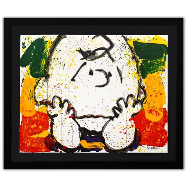 Tom Everhart- Hand Pulled Original Lithograph "Call Waiting"