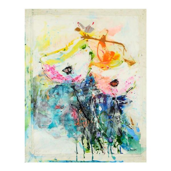 M. Blum, Original Oil Painting on Canvas, Hand Signed with Letter of Authenticity.