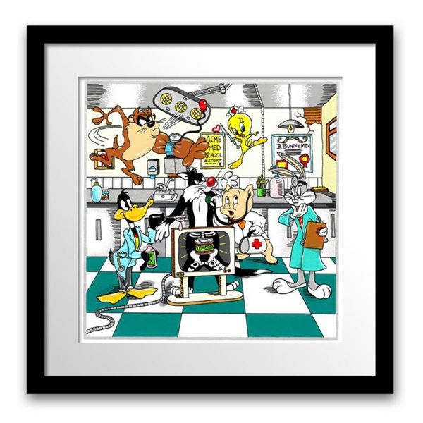 Charles Fazzino- 3D Construction Silkscreen Serigraph "A Looney Doctor Visit"