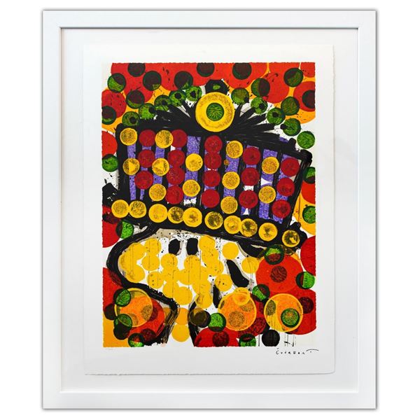 Tom Everhart- Hand Pulled Original Lithograph "Bird of Paradise"