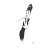 Image 1 : Al Hirschfeld- Original Lithograph on Paper "Audrey Hepburn"
