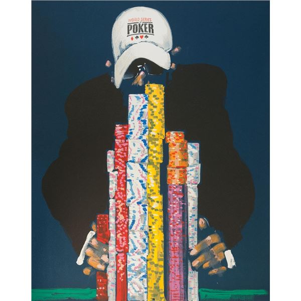 Waldemar Swierzy (1931-2013)- Hand Pulled Original Lithograph "Full House"