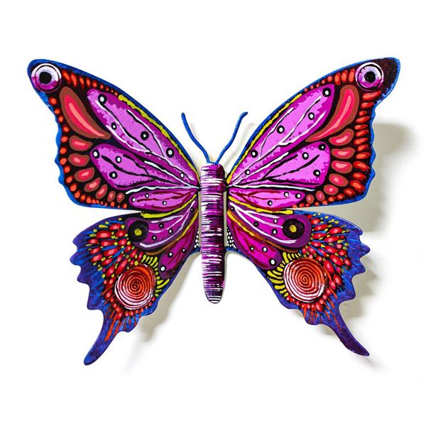 Patricia Govezensky- Original Painting on Cutout Steel "Butterfly XCII"