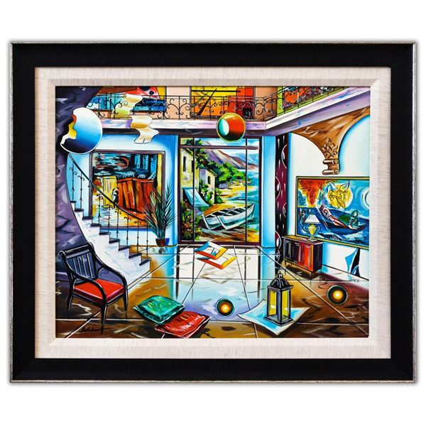 Alexander Astahov- Original Oil on Canvas "Step Into the Water"