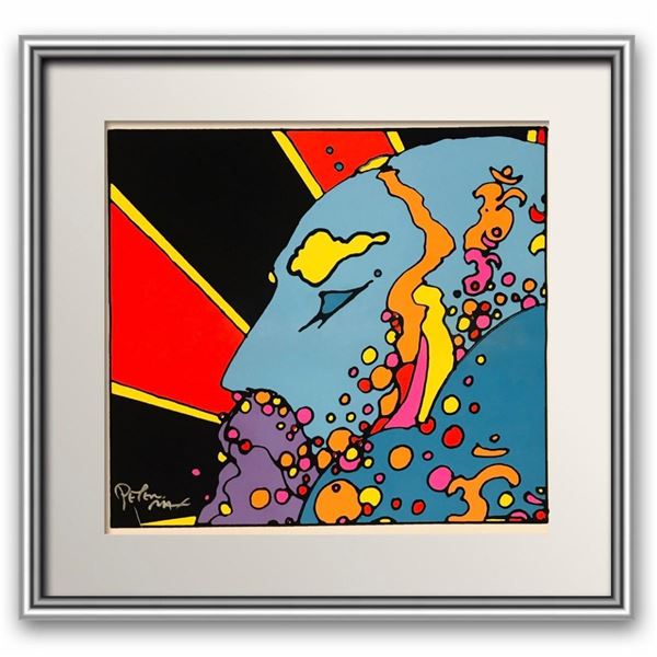 Peter Max- Original Vintage hand pulled Serigraph on paper  "Untitled"