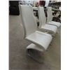 Image 2 : 3 Matching Leather Dining Room Chairs