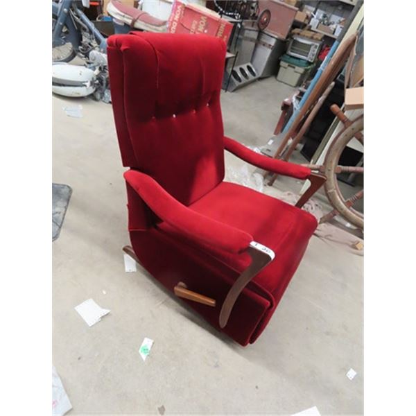 Upholstered Platform Rocker/Recliner