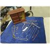 Image 1 : Jewellery Box w Necklaces, Earrings - Nicer Estate Jewellery - Not Gold