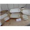 Image 2 : Casserole Dishes , Pyrex , Anchor ,  & Fire King Refridgerator Dishes