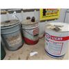 Image 2 : 5) 5 Gal Oil Pails - Veedol, Texaco, Esso,  & Antelope