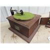 Image 2 : 2) Table Top Wood Gramophone 1) Victor