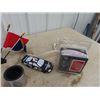 Image 2 : Race Car Lamp, Desk Flag Set, Gas Sippy Cup, Shot Glasses,  & Cushion