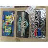 Image 1 : 3 Metal  Nascar Signs & 3 License Plates