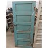 Image 2 : 2 Painted Doors 1) 30"x 72" 1) 28" x 78"