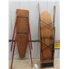 Image 2 : 2 Vintage Wooden Ironing Boards