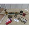 Image 1 : 9 Tins - 3 Players Cig Tins, Texaco Pump Grease, Boyscout 1st Aid, Plus More!