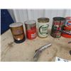 Image 3 : 8 Quart Oil Cans , Funnel & Oil Squirt Can