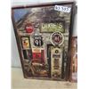 Image 2 : Modern Metal Signs of Old Service Station 16" x 24"