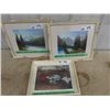 Image 1 : 2 Original Pastal By Maisie Wride & 1 Original Water Color 2) 14"x15" & 1) 14" x 11"