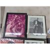 Image 2 : 4 Framed Pictures of Movies Starts, Elvis, Charlton Heston, James Dean  & Michael Jackson Book