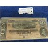 Image 1 : US Confederate $10 Bank Note Richmond Virginia 1864 #C346 UNC