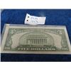 Image 2 : US 1934 A $5 Bank Note Lincoln $429L Mint Cond