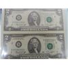 Image 3 : US 1976 $2 Un-Cut Sheet of 4 Bi-Centennial YR Mind Cond