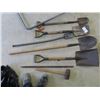 Image 1 : 7 Yard Hand Tools- Shovel, Spade & Ice Chipper Wrecking Bar & More