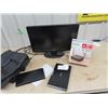 Image 1 : Toshiba Port DVD Player, Acer Monitor, & Belkin Wireless Router